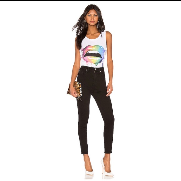 7 For All Mankind Denim - Aubrey Super High Waist Jeans-7 For All Mankind